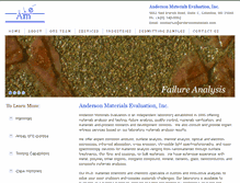 Tablet Screenshot of andersonmaterials.com